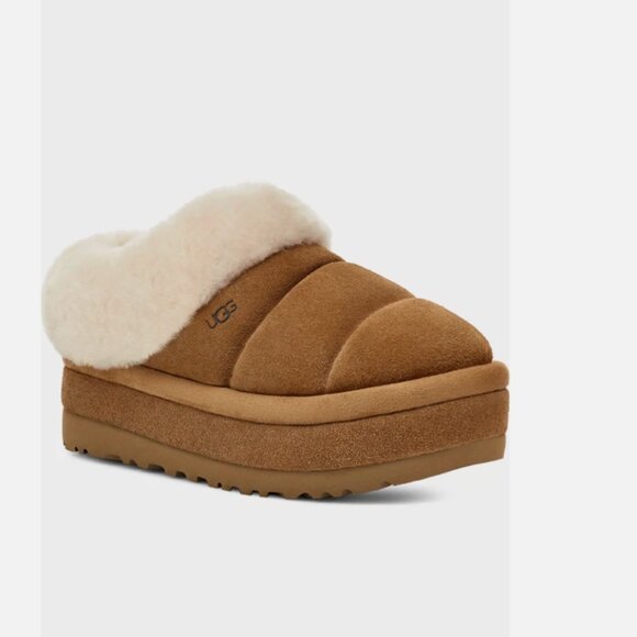 NIB UGG Tazzlita Chestnut Platform Slipper Women's chestnut size 9 - Picture 1 of 8